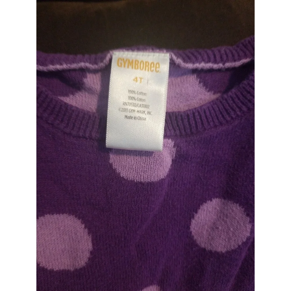 Gymboree mousing around purple‎ dress 4t